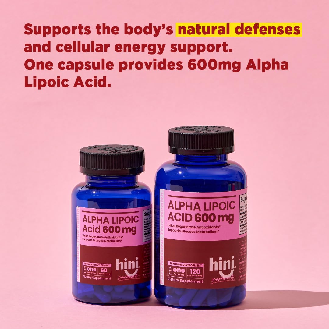 Alpha Lipoic Acid 600mg 60 Capsule