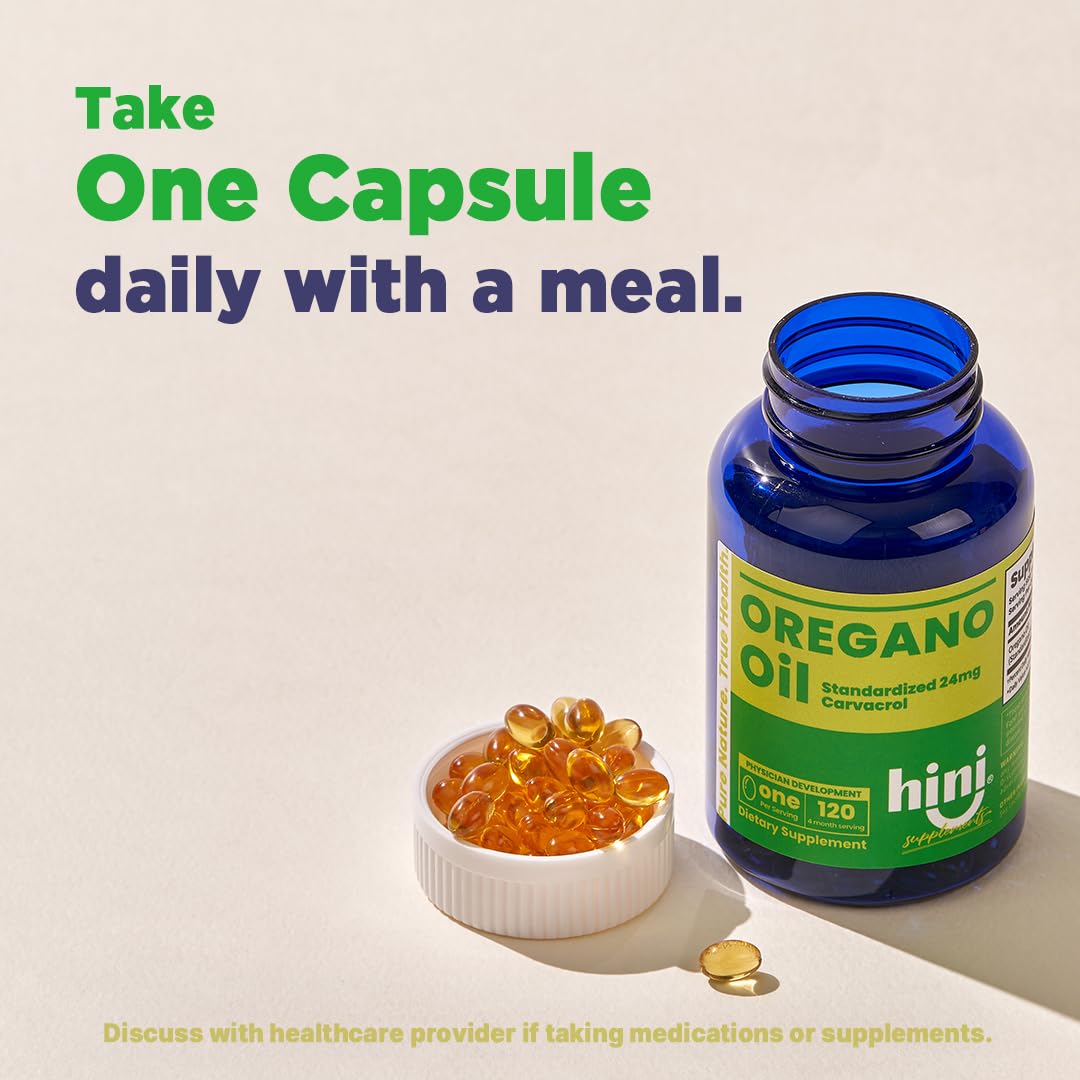 Oregano Oil (Standardized 24mg Carvacrol)